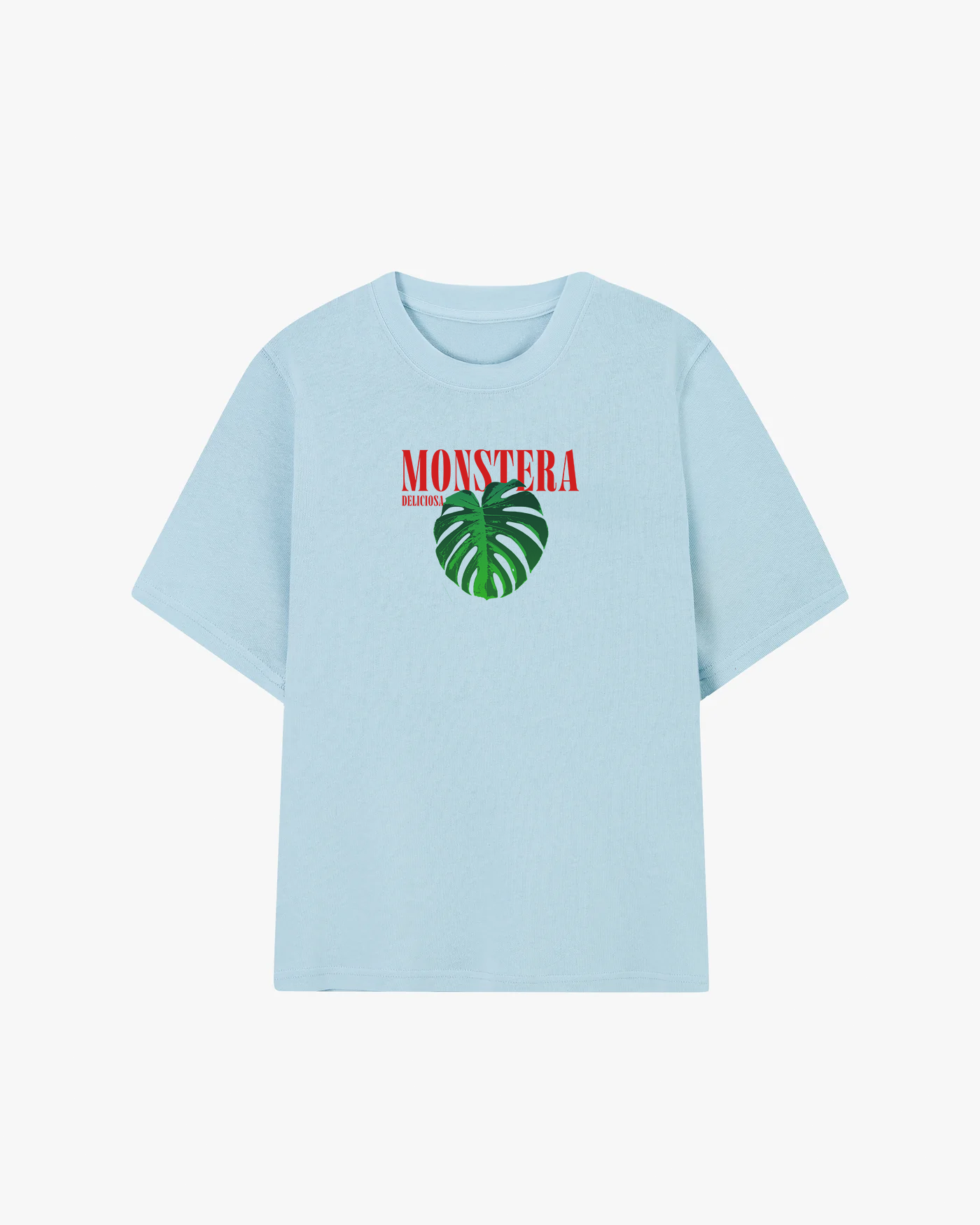 Simple Monstera Deliciosa Graphic T-shirt