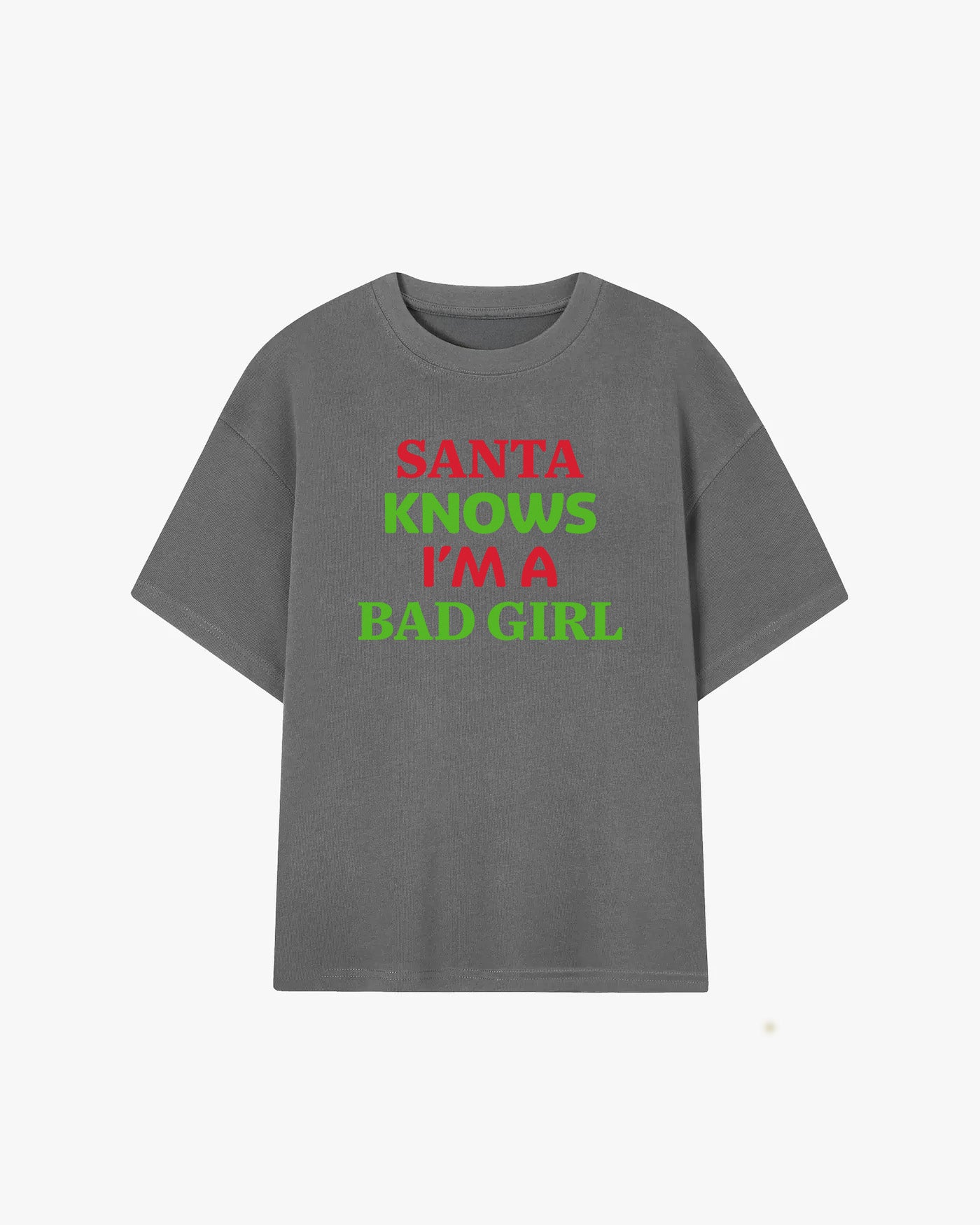 Santa Knows I'm A Bad Girl Graphic T-shirt
