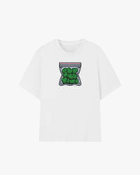 Weed Leaf Baggie Graphic T-shirt