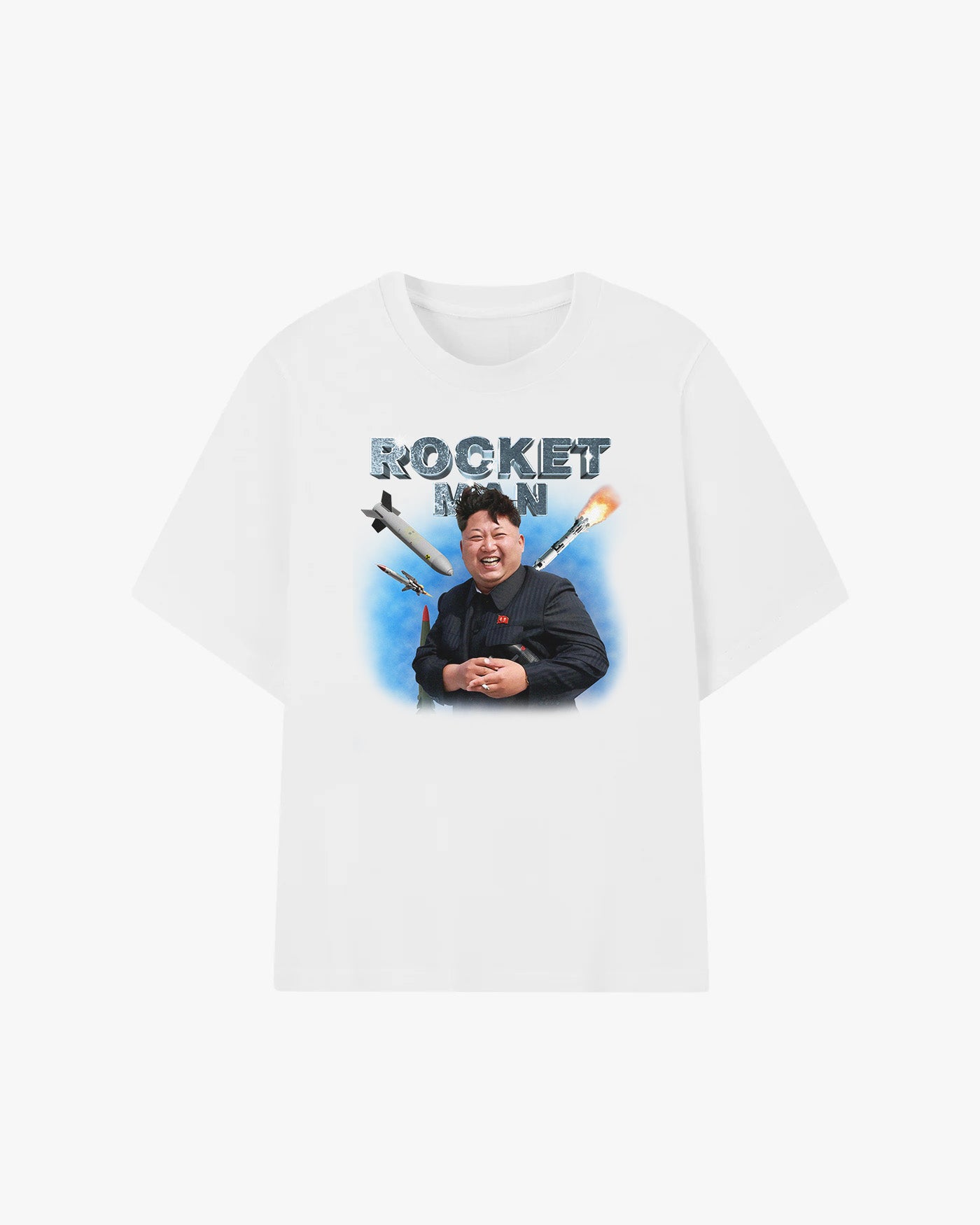 Kin Jong Un Rocket Man Graphic T-shirt