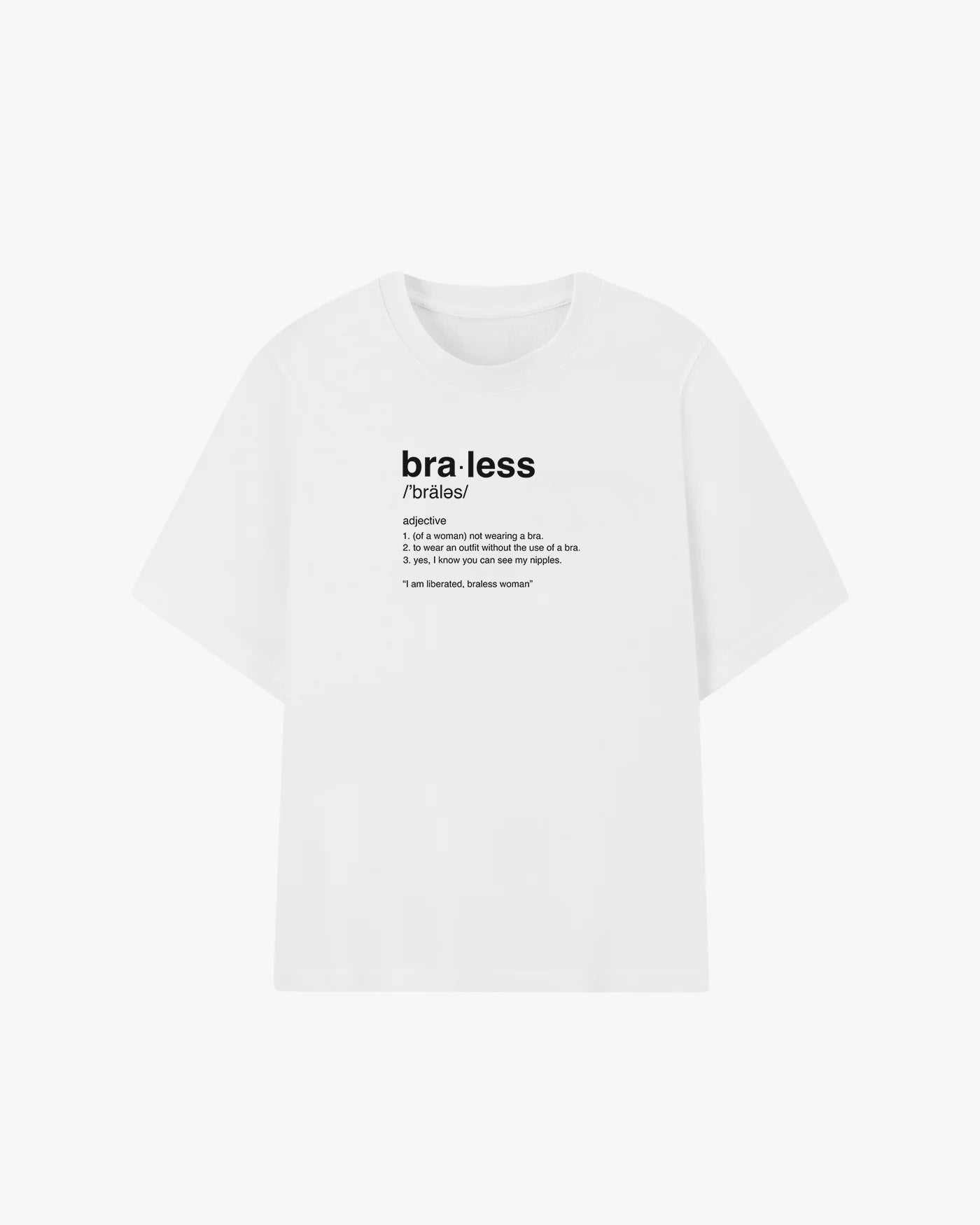 Braless Definition Graphic T-shirt