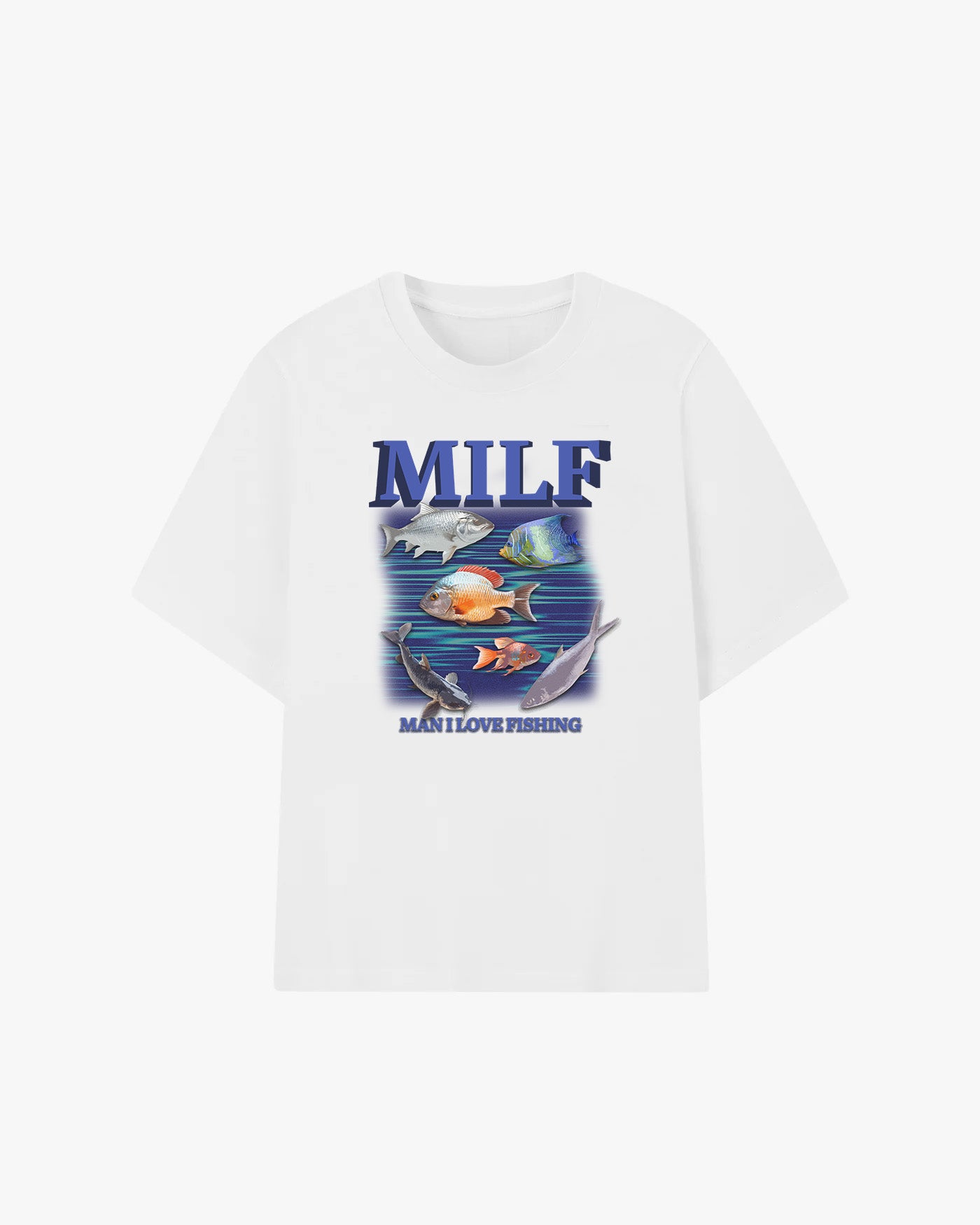 MILF Man I Love Fishing Graphic T-shirt