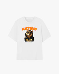 Autistic Cat Graphic T-shirt