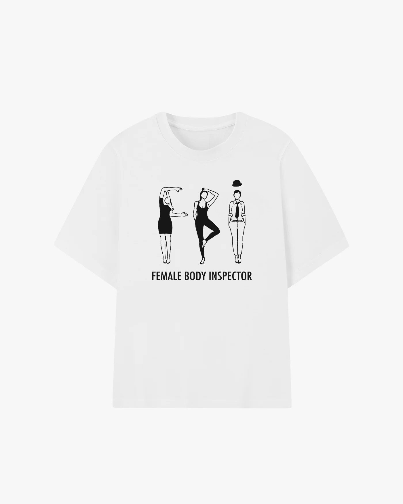 FBI Female Body Inspector Stretch Edition Graphic T-shirt