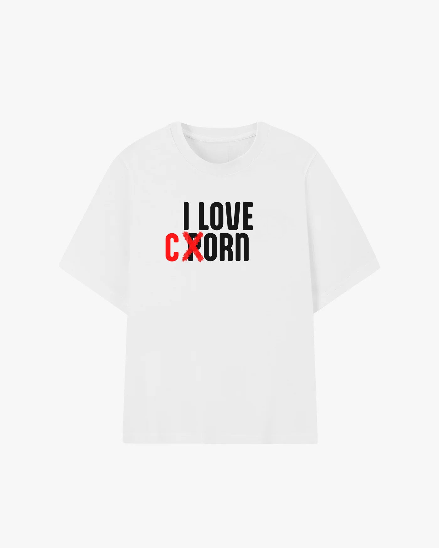 I Love Corn / Porn Graphic T-shirt