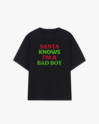 Santa Knows I'm A Bad Boy Graphic T-shirt