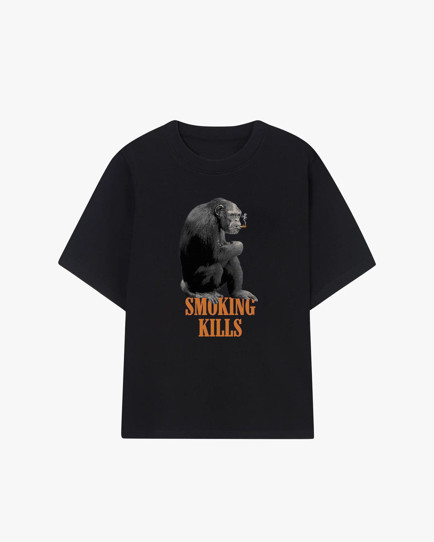 Smoking Kills Ape Graphic T-shirt