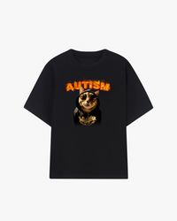 Autistic Cat Graphic T-shirt
