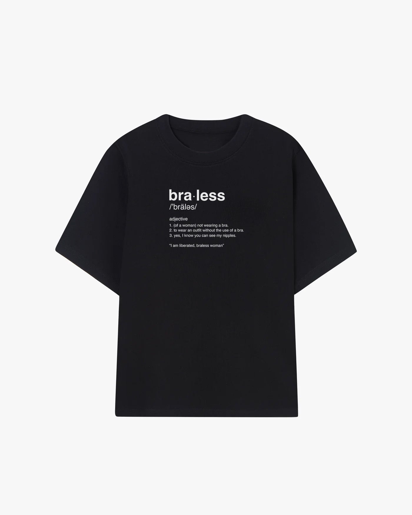 Braless Definition Graphic T-shirt