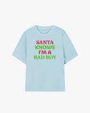 Santa Knows I'm A Bad Boy Graphic T-shirt
