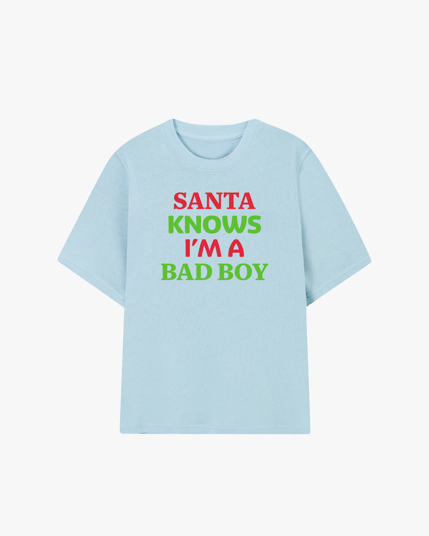 Santa Knows I'm A Bad Boy Graphic T-shirt