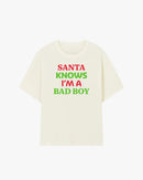 Santa Knows I'm A Bad Boy Graphic T-shirt