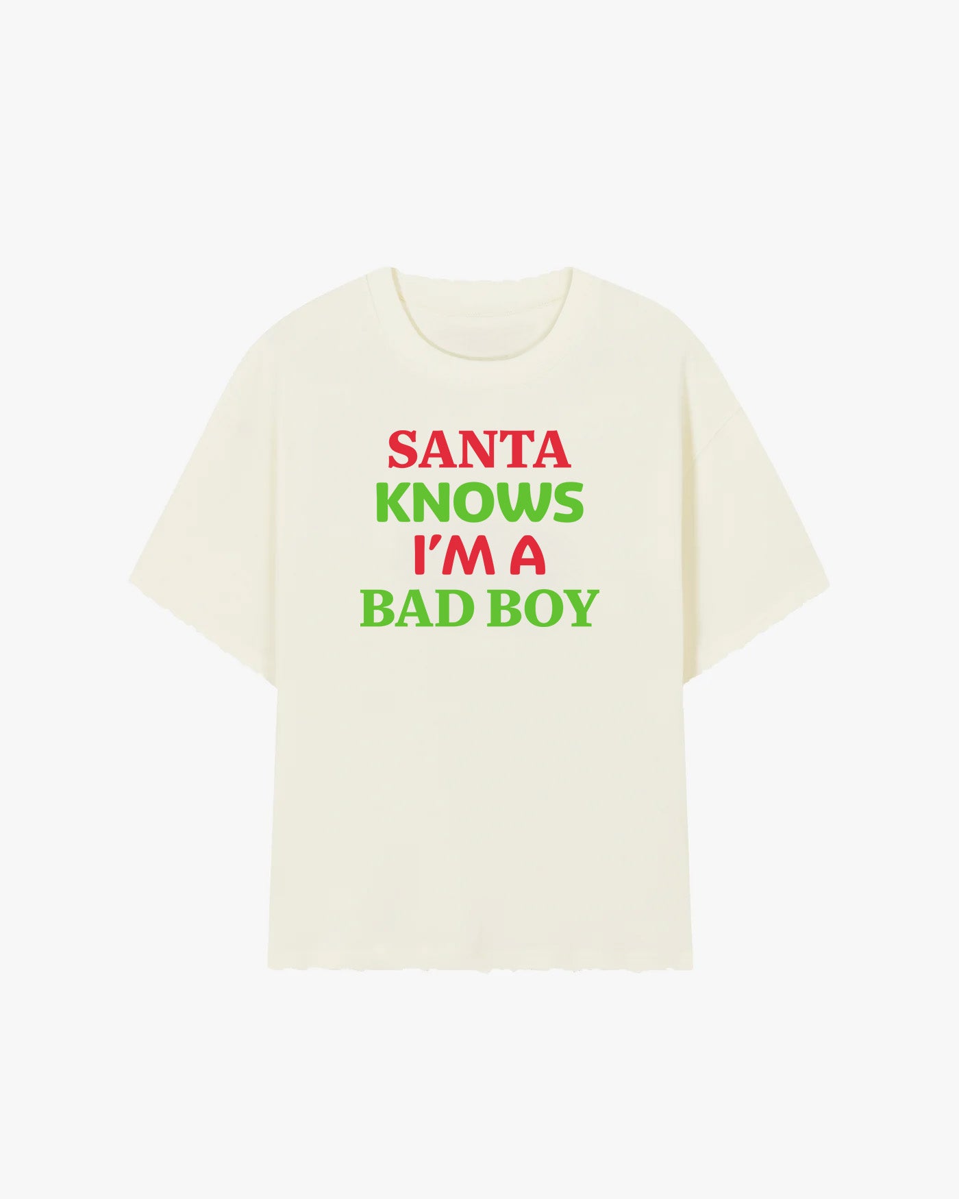 Santa Knows I'm A Bad Boy Graphic T-shirt