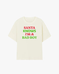 Santa Knows I'm A Bad Boy Graphic T-shirt