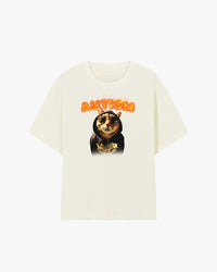 Autistic Cat Graphic T-shirt