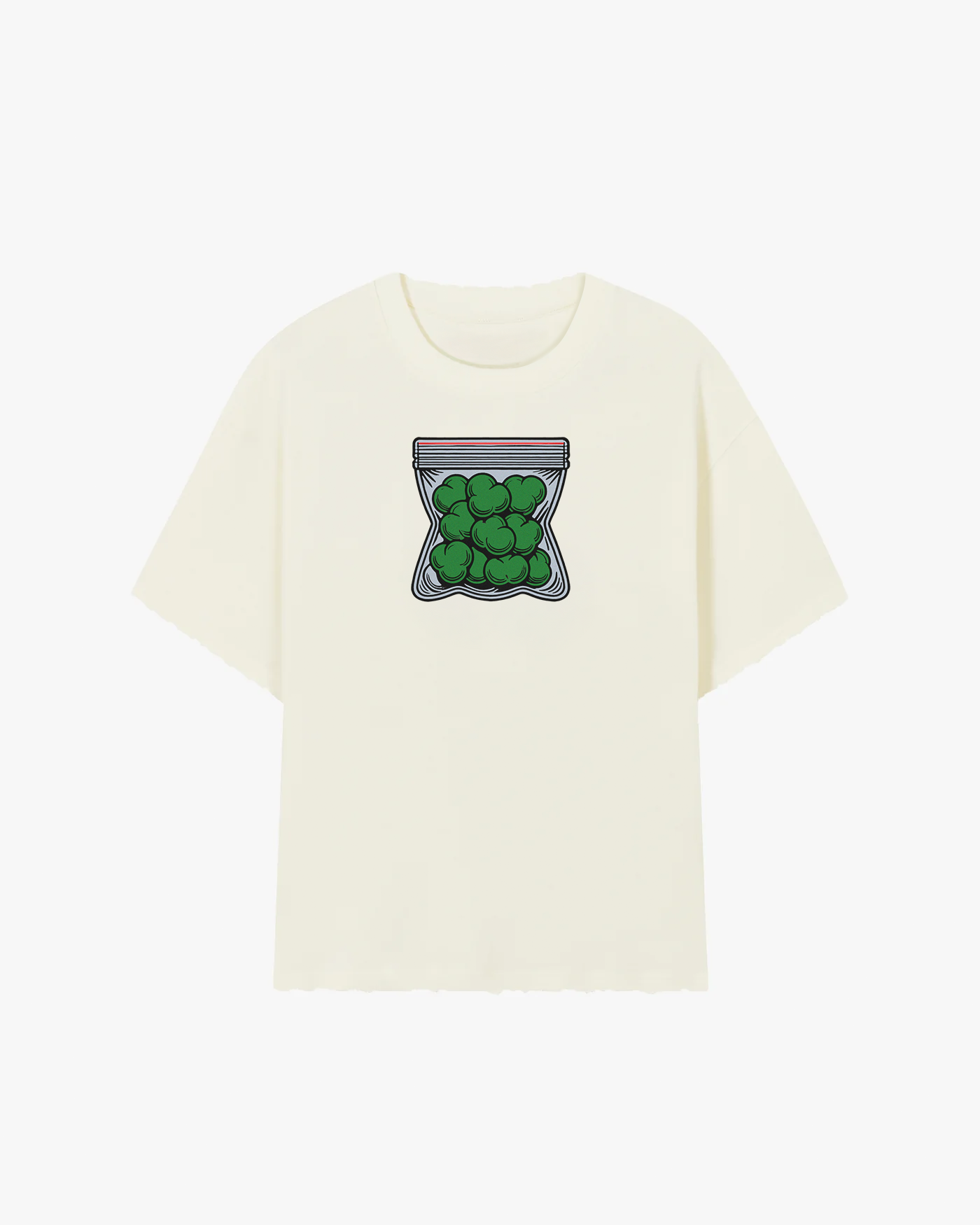 Weed Leaf Baggie Graphic T-shirt