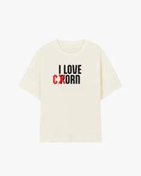 I Love Corn / Porn Graphic T-shirt