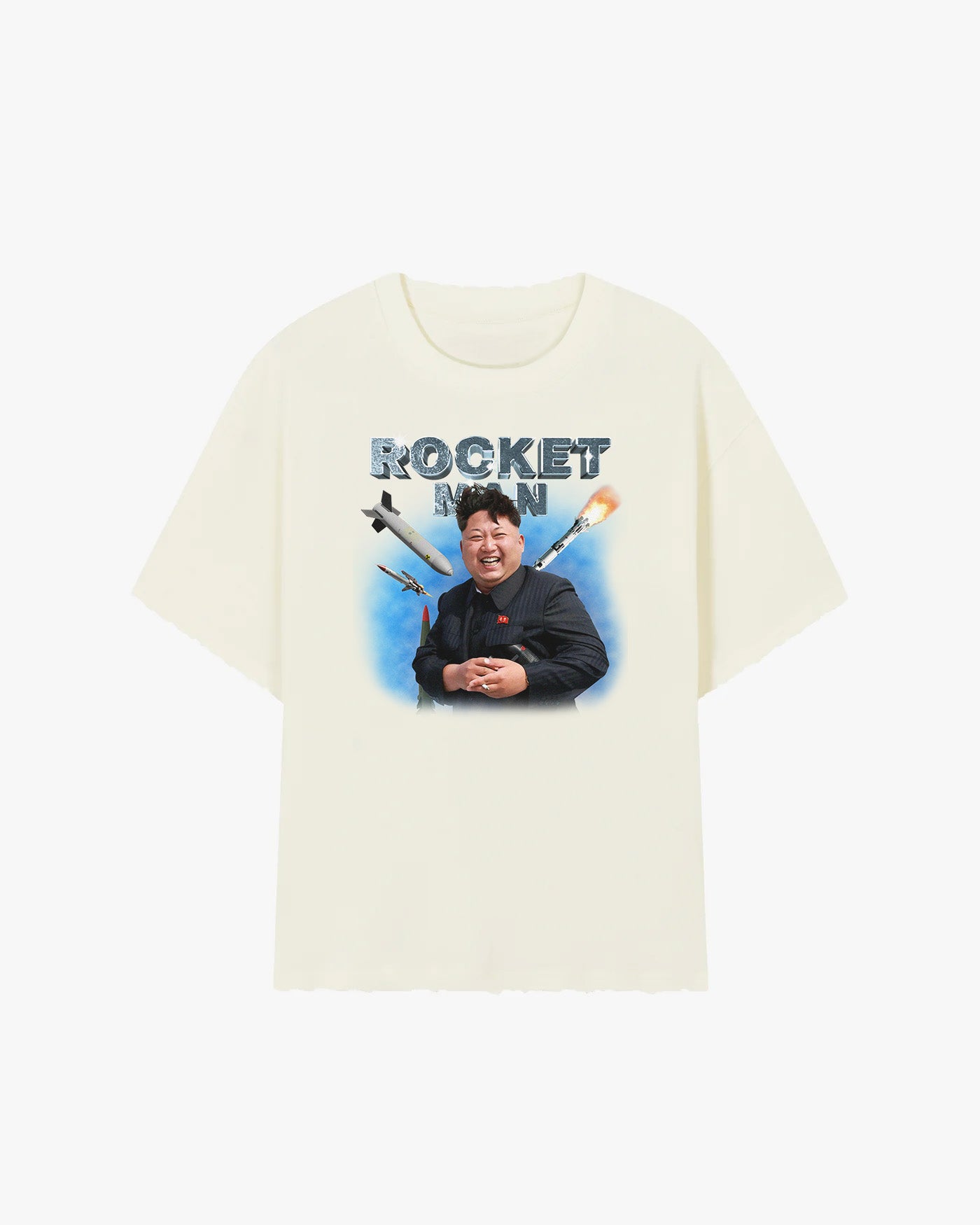 Kin Jong Un Rocket Man Graphic T-shirt