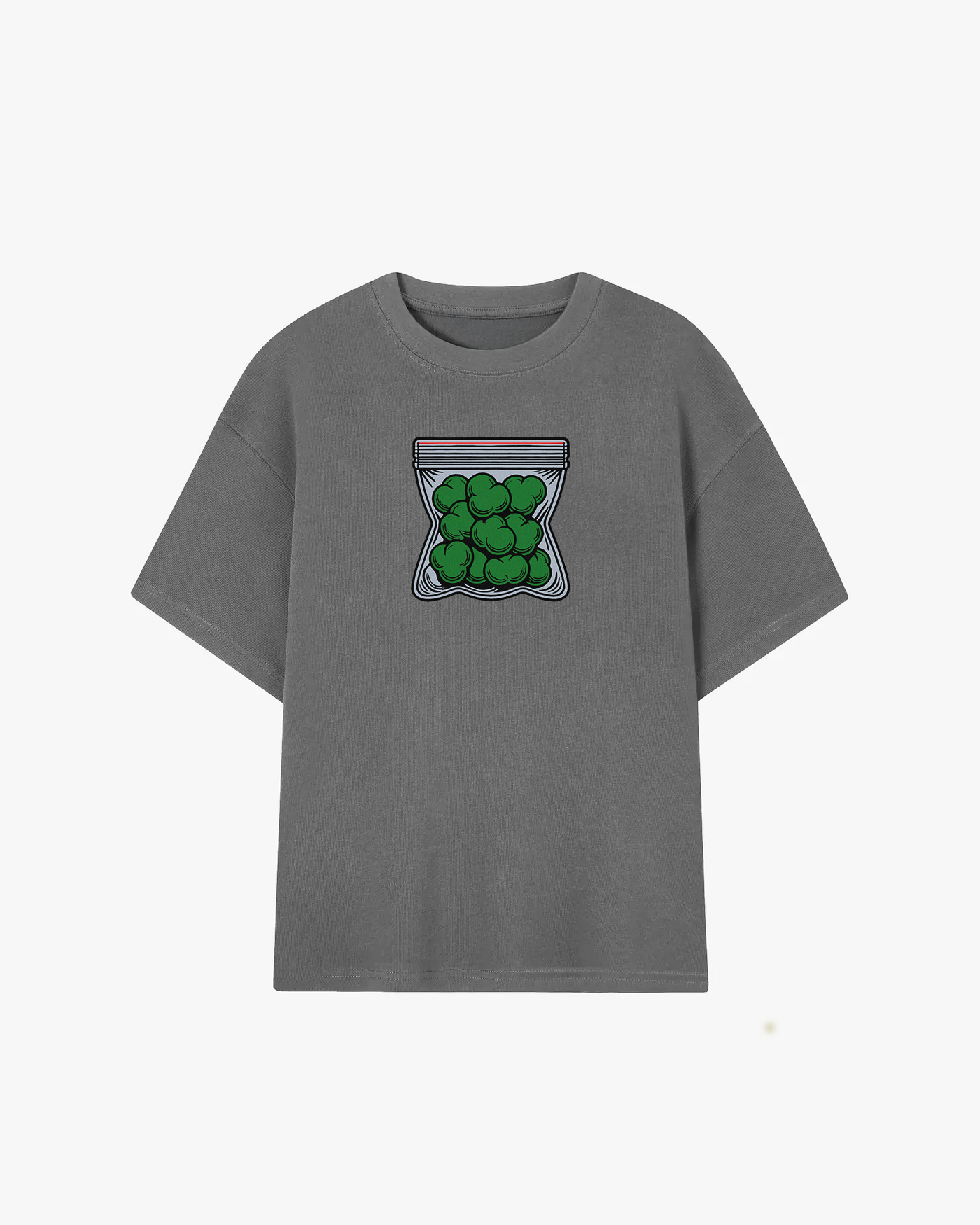 Weed Leaf Baggie Graphic T-shirt