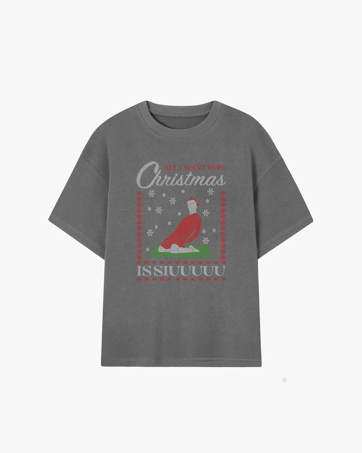 Siuuuuu Ronaldo Christmas Graphic T-shirt